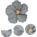 HOLIDYOYO 1 Set Ceramic Hibiscus Wall Art Outdoor Sunflower Decor Floral Wall Decoration Ceramics 7.5X7.2X2.4CM - Buy Online on SooperMarket.com