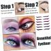 Mikinona Double Sided Eyelid Tape 6pcs s Lotus Tealight Candle Holder Self- Lash Tape Eye Line Strip Applique Flash - Buy Online on SooperMarket.com