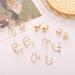 48Pcs Gold Silver Hair Braids Dreadlock Beads Cuffs Clips for Women Men - Non-Piercing Ear Beard Hair Accessories - Buy Online on SooperMarket.com
