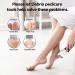 Electric Rechargeable Callus Remover with Led Screen - 2 Speeds & 4 Roller Heads for Cracked Heels - Large Capacity Foot File for Calluses and Hard Skin - Buy Online on SooperMarket.com