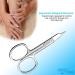 YNR Curved Blade Stainless Steel Cuticle Scissors for Manicure Pedicure - Professional Beauty Grooming Tool for Thick Toenails, Eyebrows, Nose Hair - Men and Women - Buy Online on SooperMarket.com