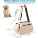 Ownpet Large Dog Carrier Bag - Sling Design for Dogs up to 11kg - Adjustable Shoulder Pads - Perfect for Outdoor Adventures - Beige - Buy Online on SooperMarket.com