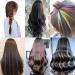 Buy Rainbow Colored Hair Extension Clips - 18 Multi-Colored Synthetic Strands for Girls & Kids - Buy Online on SooperMarket.com