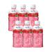 Mogu Mogu Strawberry Juice with 25% NATA De Coco | Energy Booster Drink | Full of Fruit Fibres | No Added Preservatives and Colours -300ml (Pack of 6)