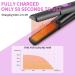 OBEST Cordless Hair Straighteners Curler 2 in 1 Mini Portable Travel Wireless Flat Iron Fast Heat Up Anti-Scald 3-Level Straightener for Swift Smooth and Glossy Hair Type-C Rechargeable (Grey) Gray - Buy Online on SooperMarket.com