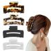Aaiffey 4PCS Hair Claw Clips, Non-Slip Tortoise Hair Jaw Clips, Leopard Stylish Hair Clamps,Strong Hold for Thick Thin Curly Hair Styling Accessories for Women Girls 4 Pcs