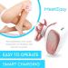 Meeteasy Electric Leg Shaver for Women - Rechargeable Painless Lady Razor - Cordless Bikini Trimmer in Gold - Buy Online on SooperMarket.com
