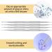 KMZ 4 Pcs Stainless Steel Nail Art Kit - Professional Ball End Dotting Pen & Brushes for Rhinestone & Polymer Clay Designs - Buy Online on SooperMarket.com