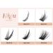 D Curl Cluster Lashes Kit - 14 Pairs / 196 PCS DIY Eyelash Extension Segments (Devil 02-D) - Buy Online on SooperMarket.com