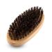 Beard Brush - Natural Faux Boar Bristle Wooden Handle Military Pocket Grooming Comb for Men - Buy Online on SooperMarket.com