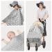 Yoofoss Silent Scarf & Cotton Shut-Up Apron - Multi-Purpose Breastfeeding Cover Privacy Screen & Nut Cover Cloth (100x65 cm Gray) - International Shipping Available - Buy Online on SooperMarket.com