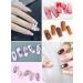EBANKU 2PCS Clear Blue Silicone Nail Art Stamper Set with Scraper Tools for DIY Beauty Nail Art - French Smile Line Design (Transparent) - Buy Online on SooperMarket.com
