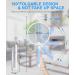 Portable 2-in-1 Electric Fly Swatter and Mosquito Zapper with Powerful Lamp - Travel and Home Bug Killer with Electric Shock Protection - 1 Pack - Buy Online on SooperMarket.com