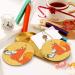 YYHHAOFA Sunflower Seeds and Foxes Picture Christmas Ceramic Round Pendant Decoration - Festive Hanging Ornament for Stores and Homes -2.9 in - Buy Online on SooperMarket.com