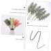 18pcs Artificial Corn Ear Fake Flower Holding Flowers Plastic Bride Ears of Wheat Assorted Color 30X1.5CM - Buy Online on SooperMarket.com