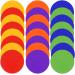 TuXHui Spot Markers Rubber Floor Dots 9 Inch 24Pcs 30Pcs Non Slip Agility Dots Flat Field Cones Circles for Kids Sports Soccer Basketball Training, Gym Training, Preschool Kindergarten Classroom 9inch 30pcs 6 colors