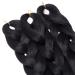 Shop Tess 41 Jumbo Braids Extensions - 5PCs 165g Synthetic Crochet Hair (Black) - International Shipping Available - Buy Online on SooperMarket.com