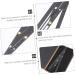 Mikinona Eyebrow Scale Mini Tools Makeup Tools Eyebrow Stencil Eyebrow Positioning Tool Balance Caliper Miss 1 count (Pack of 1) Black - Buy Online on SooperMarket.com