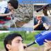 Lixada Outdoor Water Filter System - Ultrafilter Straw for Camping Travel Hiking & Fishing | Emergency Survival Gear - Army Green - Buy Online on SooperMarket.com
