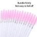 300pcs Disposable Mascara Wands SenRocc Eyelash Brush Spoolies - Crystal Pink Beauty Kit for Extensions & Makeup - Buy Online on SooperMarket.com
