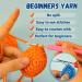 HEJIN Crochet Kit for Beginners - 6 PCS Animal Kit with Video Tutorials, Yarn, Eyes, Stuffing, Hook - Perfect Gift for Kids & Adults - Buy Online on SooperMarket.com