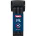Abus folding lock Bordo 6000K with SH lock holder - bicycle lock with Xplus cylinder for high manipulation protection - Abus security level 10 - length 120 cm black 120 cm single
