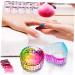 Beavorty 10 Pcs colorful crystal cup acrylic nails glass storage bowl glass bowls monomer dishes with lids nail art cup colored glass monomer acrylic nail liquid nail brush manicure - Buy Online on SooperMarket.com