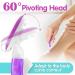 Travel Razors for Women | 5-Blade Portable Razor with Case | Smooth Shaving Essentials in Purple - Buy Online on SooperMarket.com