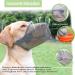 Breathable Mesh Dog Muzzle - Adjustable for Small Medium & Large Breeds | Prevents Biting Chewing & Barking - Gray XS - Buy Online on SooperMarket.com