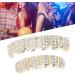 Hip Hop Teeth Brace Hip Hop Teeth Fashionable for Halloween Party for Hip Hop Fashion Shows for Concert for Men for Women(gold) - Buy Online on SooperMarket.com