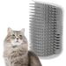 certainoly Cat Self Groomer - Soft Cat Grooming Brush - Soft Wall Corner Scratcher Massage Combs Grooming Brush Tool for Kitten Puppy with Long or Short Gray - Buy Online on SooperMarket.com