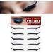 Stick On Glitter Eyeliner Strips | Instant -Adhesive Eyeliner Stencil Sparkle 5 Pairs Makeup Eyeliner Stickers Sticker Eyeliner for Party Eye Makeup Tool Eyeliner Tool Bukisa silver (five pairs) - Buy Online on SooperMarket.com