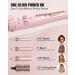 4-in-1 Interchangeable Automatic Rotating Curling Iron & Thermal Brush Set - Pink | Instant Heat 410 F for Effortless Curls - Buy Online on SooperMarket.com