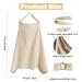 Still Towel: Soft & Breathable Breastfeeding Cover Scarf | Multi-Purpose Privacy Screen & Snacking Apron (Khaki) - Buy Online on SooperMarket.com