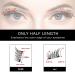 Dual Magnetic Half Lash Accent Eyelashes Set - Lightweight, Reusable, and Easy to Apply | Updated 3D False Eyelashes with Applicator (8pcs) in White - Buy Online on SooperMarket.com