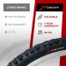 Fincci Pair 26x1.95 Bike Tires for MTB Mountain Hybrid Bicycle - Pack of 2 | Foldable 60 TPI, 50-559 Size - Buy Online on SooperMarket.com