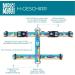 Buy Max & Molly H-Harness - Blue Ocean | Stylish & Durable Pet Harness for International Shipping - Buy Online on SooperMarket.com