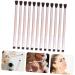 PLAFOPE 20pcs Double Brush Makeup Brush Eye Shadow Brush Double Head Eyeshadow Brush Miss Powder Cosmetic - Buy Online on SooperMarket.com