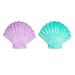 Disney The Little Mermaid Lip Balm Duo 2-Pack - Strawberry & Blueberry Flavors for Soft, Hydrated Lips | Cute Shell-Shaped Pots | Moisturizing Gift Set - Buy Online on SooperMarket.com