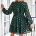 Naroote Womens Fashion Dress V-Neck Breathable Drawstring Travel Dress for Business Women Small Dark Green - Buy Online on SooperMarket.com