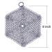 316 Premium Stainless Steel Cast Iron Cleaner & Scrubber - For Skillets, Dutch Ovens, Grill Pans - 8 Inch Hexagon - Buy Online on SooperMarket.com