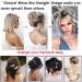 Tousled Updo Messy Bun Hair Extension - Dark Black - Synthetic Wavy Hairpiece for Women - Buy Online on SooperMarket.com