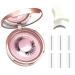 Landrain Magnetic Eyelashes Without Eyeliner Reusable Magnetic Eyelashes No Glue or Liner