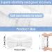 Soft Flannel Spa Headband for Women - Bowknot Hair Band for Makeup, Face Wash, Shower - White Headband - Buy Online on SooperMarket.com
