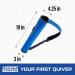 Legend Arrow Quiver - Arrow Case for 16 Arrows - Blue - For Kids and Adults - Left or Right-Handed - Archery Sling Carry Case - Buy Online on SooperMarket.com