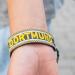 Shop BVB Fabric Bracelet - Adjustable Size 1.8cm Wide - Premium Polyester | International Shipping - Buy Online on SooperMarket.com
