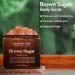 Natural Brown Sugar Body Scrub - Reduce Cellulite & Stretch Marks - 10 oz Exfoliating Scrub - Buy Online on SooperMarket.com