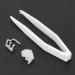 Hip Hop Tooth Brace Single Easy to Wear Durable for Parties Birthday Gift Copper Material Halloween Tooth Accessories (Silver) - Buy Online on SooperMarket.com