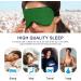 Haskirky Light Blocking Eye Mask for Deep Sleep - Adjustable & Breathable for Men and Women - Ideal for Travel, Meditation, Yoga, and Office Use - Buy Online on SooperMarket.com
