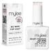MYGEL by Mylee Nail Gel Polish Heart Confetti No-Wipe Top Coat 15ml UV/LED Soak-Off Nail Art Manicure Pedicure Professional Salon & Home Use Long Lasting Easy to Apply No Chips Durable & Safe